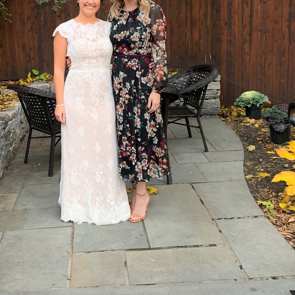 Tommy Hilfiger size 2 floral long sleeve dress